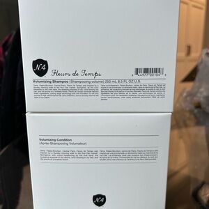 Fleurs de Temps Volumizing Shampoo - White and Conditioner